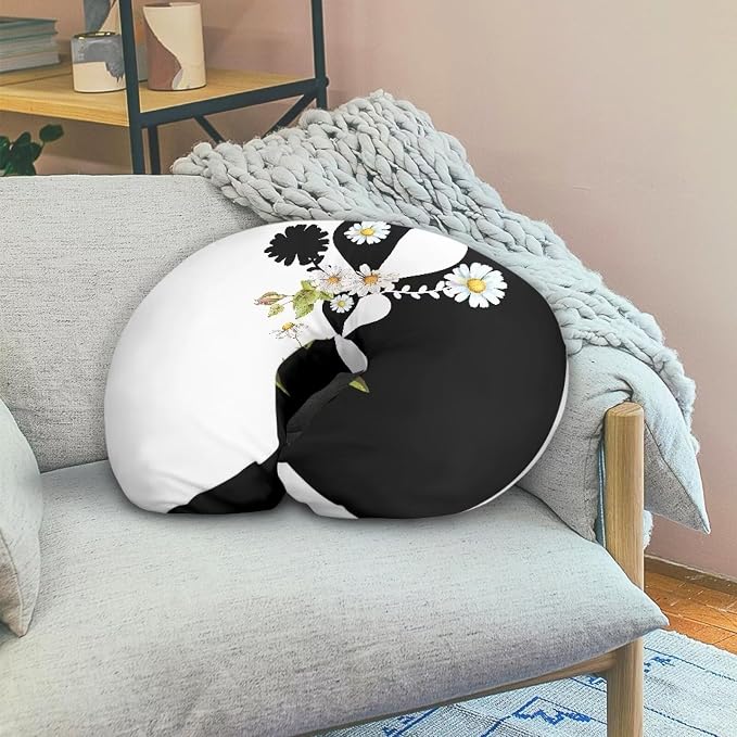Daisy Heart Nursing Pillow Cover, Removable Nursing Covers for Breastfeeding Pillows Ultra Soft Comfortable Slipcover for Baby Boy and Girls