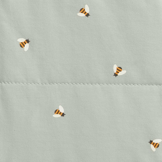 Love to Dream Swaddle UP Warm, 2.5 TOG, Dramatically Better Sleep, Allow Baby to Sleep in Preferred Arms Up Position for Self-Soothing, Secure Fit Calms Startle Reflex, 5-8.5lbs, Olive Bees