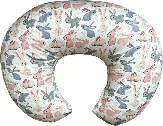 Nursing Pillow Breastfeeding Pillow Removable cover Machine washable | Conforming to ergonomic design. Detachable cover. Machine washable. Breathable fabric.Arm fatigue free Soft supportive fill
