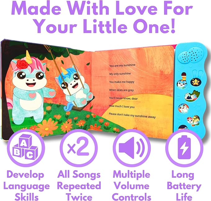 Astro Learns English Nursery Rhymes — Musical Toys & Interactive Sound Board Books for Toddlers 1-3, Singing & Nursery Rhymes for Babies, Educational Talking Musical Toy, Sing Along Songs