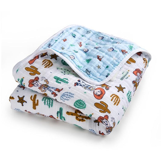 aden + anais??Essentials Cotton Muslin Blanket Toy Story, Woody and Friends
