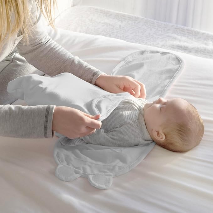 SwaddleMe by Ingenuity Original Swaddle, 100% Cotton, Improves Sleep & Calms Startle Reflex, 0-3 Months, 1.0 TOG, 3-Pack, Baby Swaddle Blanket - Lady Bug Picnic