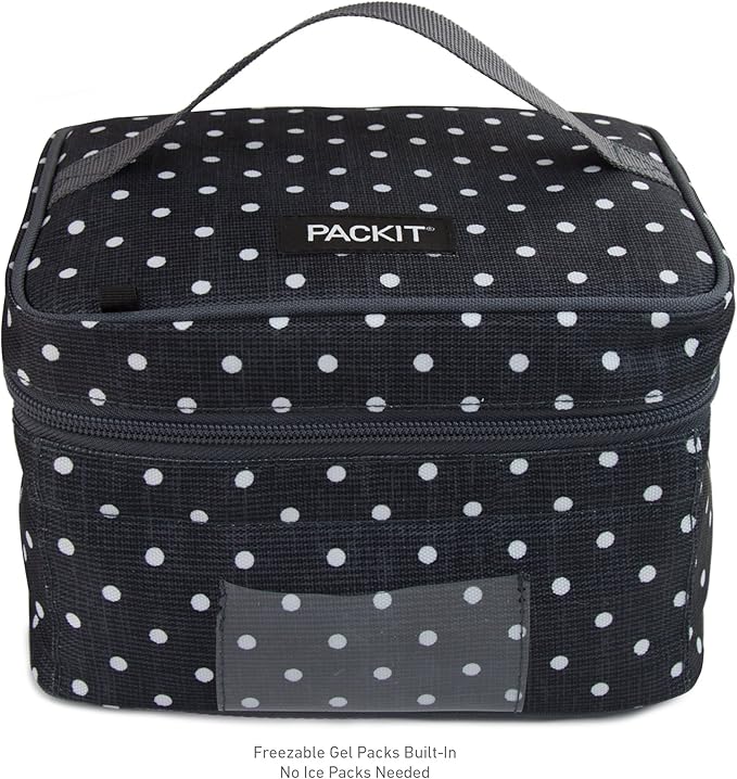 PackIt, Cooler Breastmilk Freezable Polka Dots