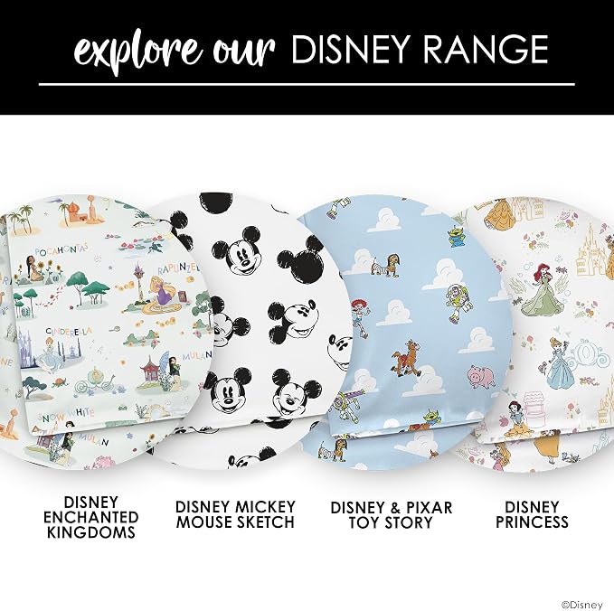Milk Snob Disney Infant Boy/Girl Swaddle Blanket, Soft Receiving, Security and Play, Perfect for Summer, Toddler Infant Newborn Bedding, Baby Shower, Baby Registry Gift (A Wish Come True)