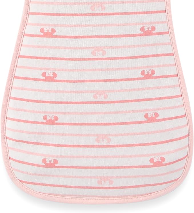 Disney Baby Minnie Mouse Burp Cloths 3 Pack Soft Absorbent 20" x 10" Leakproof Burping Rags for Newborn and Infants