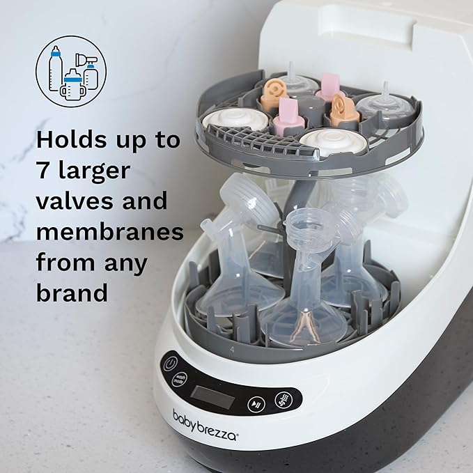 Baby Brezza Bottle Washer Pro Breast Pump Parts Replacement Rack – Fits All Breast Pump Parts Including Wearables
