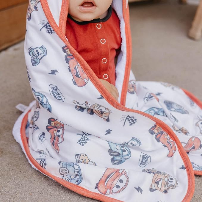 Copper Pearl Disney Pixar Cars Premium Knit Hooded Towel