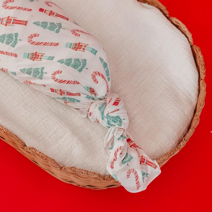 Copper Pearl Swaddle Blankets for Newborns | Soft Stretchy Receiving Blankets for Boys and Girls | Large 46 x 46 Inch Baby Blankets | Lightweight and Breathable Swaddles | Nicholas