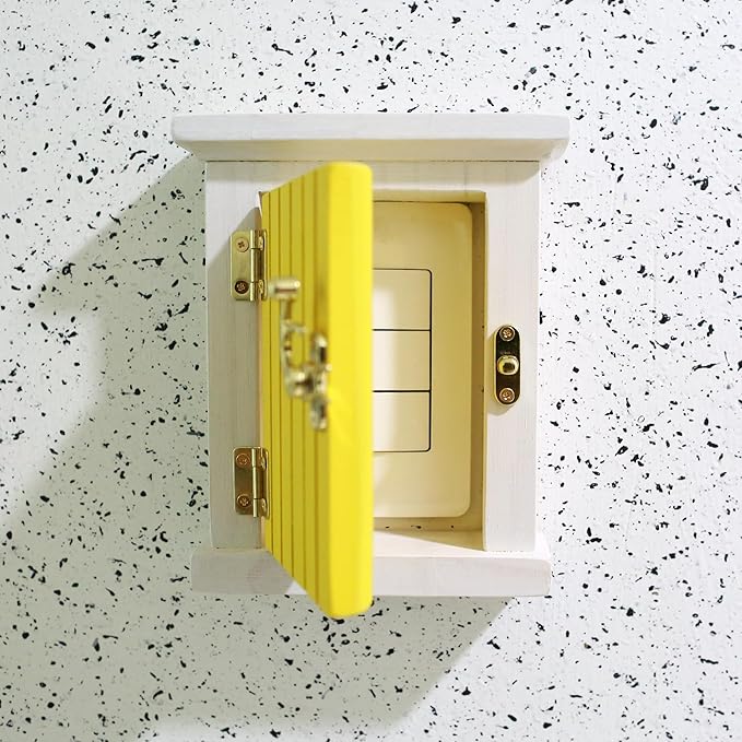 Wooden Interior Outlet Switch Covers - A Premium Accessory that Protects Children and Creates a Fairy-tale Atmosphere (No.7)
