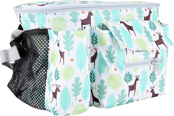 EUBUY Universal Stroller Organizer - Large Storage Bag with Cup Holders, Fits Most Baby and Pet Strollers