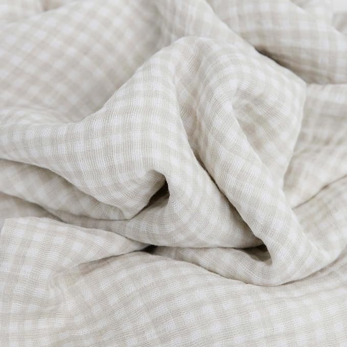Little Unicorn Muslin Swaddle Blanket for Newborns & Infants | Soft & Breathable Fabric | Set of 3 Baby Blankets for Swaddling, Nursing, Shower Gifts (Light Pink)