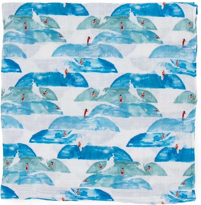 Little Unicorn Muslin Swaddle Blanket for Newborns & Infants | Soft & Breathable Fabric | Set of 3 Baby Blankets for Swaddling, Nursing, Shower Gifts (Summer Vibe)