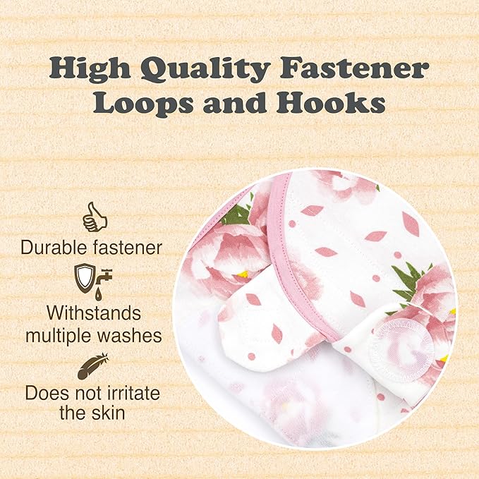 Newborn Swaddle Blanket for 0-3 Month, Swaddles for Newborns Baby Girls Boys, 100% Organic Cotton Nursery Swaddling Blankets, Adjustable Sleep Sack for Babies (3-Pack)