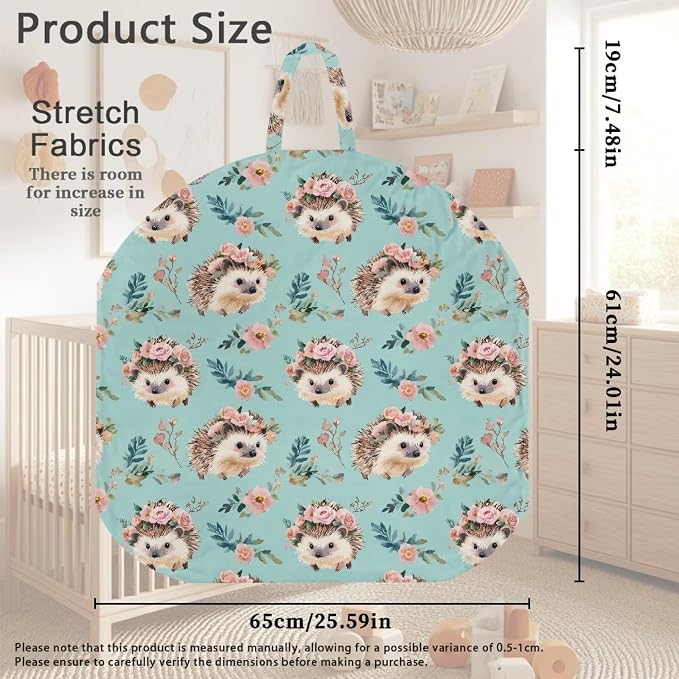 Hedgehog Breastfeeding Pillow Cover Nursing Pillow Cover Pillow Slipcover Detachable Nursing Pillow Protective Cas Baby Feeding Supplies Soft and Cozy Cover
