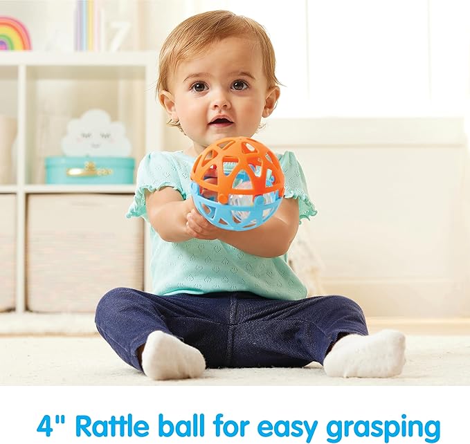 Kidoozie | Little Learner’s Trio | Baby’s First Activity Toy Set for Infants & Toddlers with Sensory, Stacking & Cause & Effect Play, Early Learning Ages 6+ Months