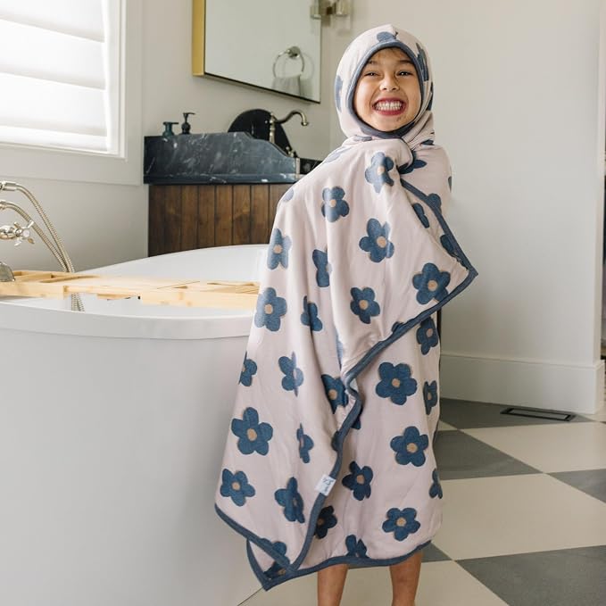 Copper Pearl Premium Big Kid Hooded Towel Gemma in Tan