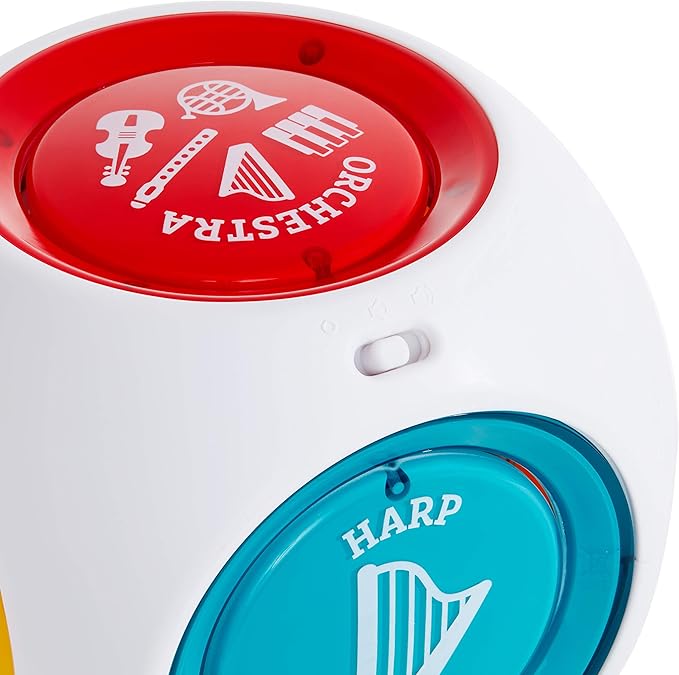 Munchkin Mozart Magic Cube Music Toy for Baby and Toddler - Includes 5 Instrument Sounds, 8 Mozart Songs and Lights