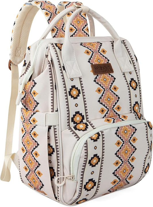 Montana West Wrangler Callie Diaper Bag Backpack with Stroller Straps Multifunction Baby Travel Bag WG2204-9110TN