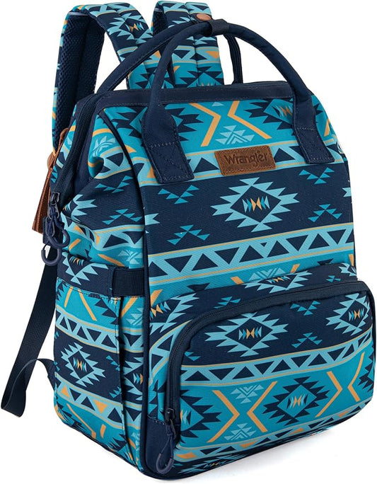 Montana West Wrangler Callie Diaper Bag Backpack with Stroller Straps Multifunction Baby Travel Bag WG2204-9110NY