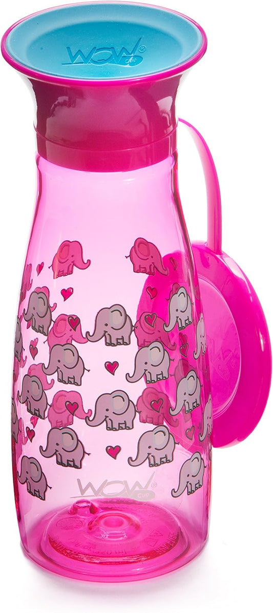 WOW CUP MINI 360 Sippy Cup, Pink, 12 oz / 350 ml