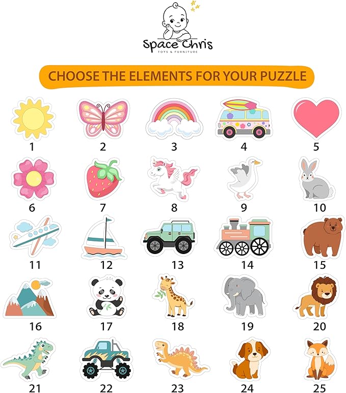 Personalized Name Puzzle with Pegs, Newborn Baby Gift, Montessori Puzzle for Toddlers, Wooden Toys for Kids, Baby Shower or Baptism