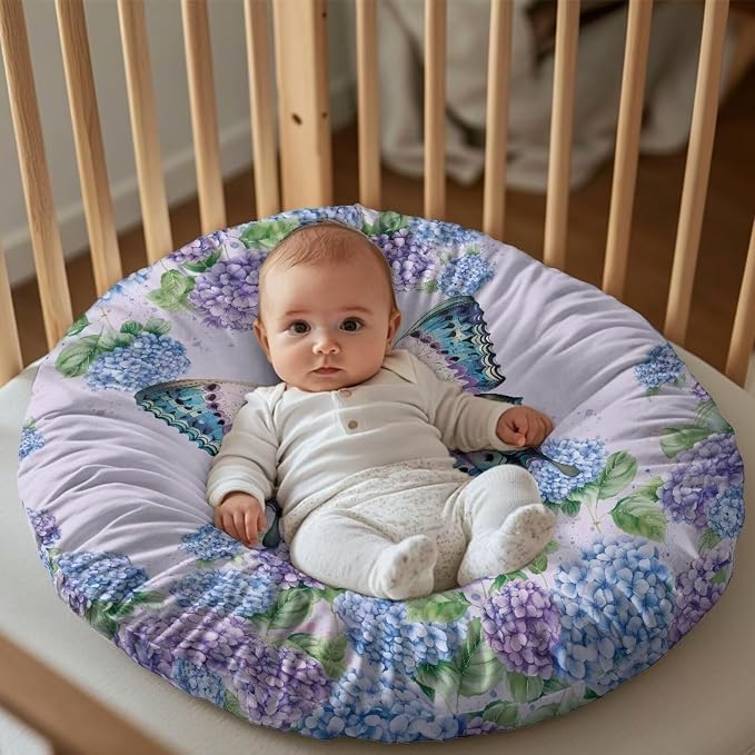 Ethnic ButterflyNursing Pillow Covers for Baby Girl Nursing Pillow Slipcovers for Breastfeeding Moms, Soft and Stretchy Safely Breastfeeding Pillow Cover for Infant Pillow Not Included