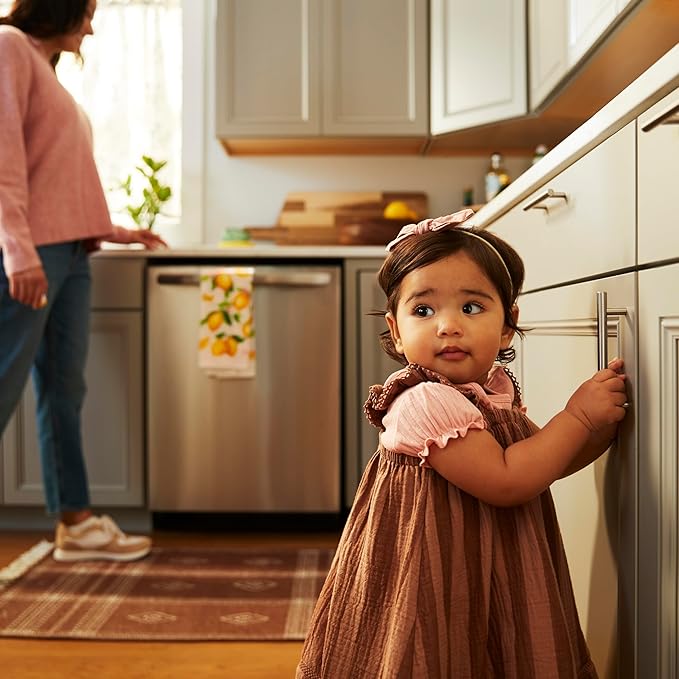 Safety 1st Adhesive Magnetic Cabinet Locks, Includes 20 Child Locks for Cabinets & Drawers, 2 Keys, White