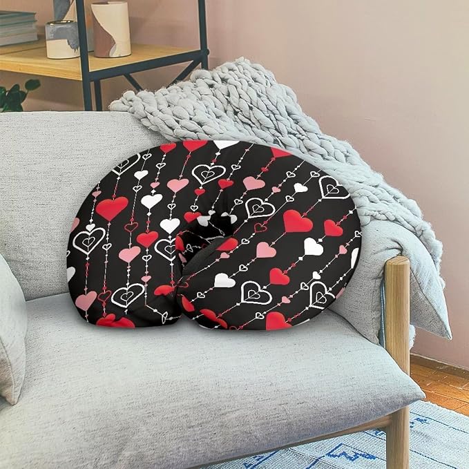 Love Hearts Nursing Pillow Cover Slipcover Comfortable Maternity Breastfeeding Newborn Infant Feeding Cushion Cover Machine Wash & Quick Dry