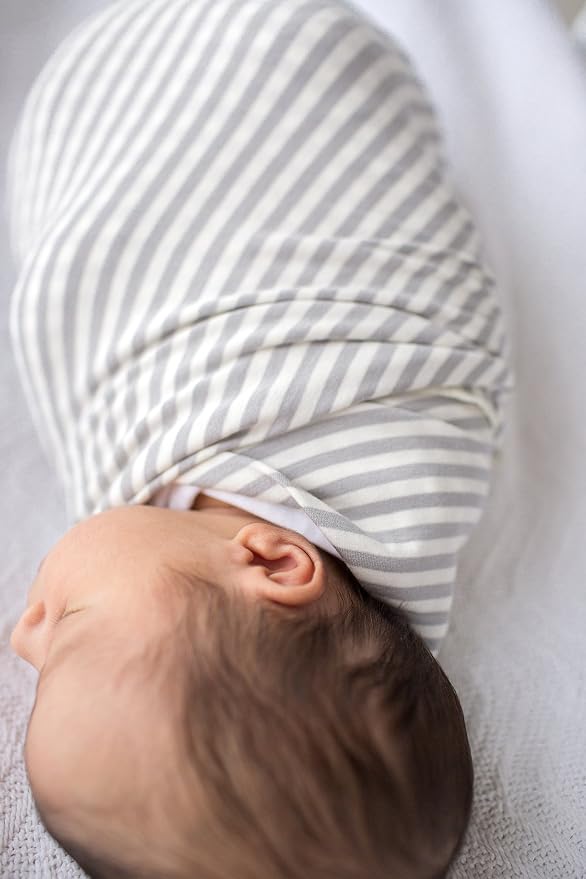 Copper Pearl Swaddle Blankets for Newborns | Soft Stretchy Receiving Blankets for Boys and Girls | Large 46 x 46 Inch Baby Blankets | Lightweight and Breathable Swaddles | Everest