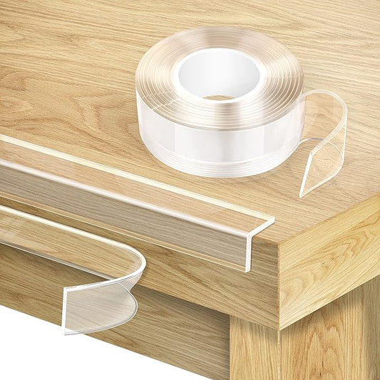 Corner Protectors Baby Proofing,Clear Corner Protector,Soft Edge Protector 32.8ft(10M) Corner Guards Furniture Corner&Edge Safety Bumpers with Upgraded Strong Adhesive for Furniture&Sharp Corners