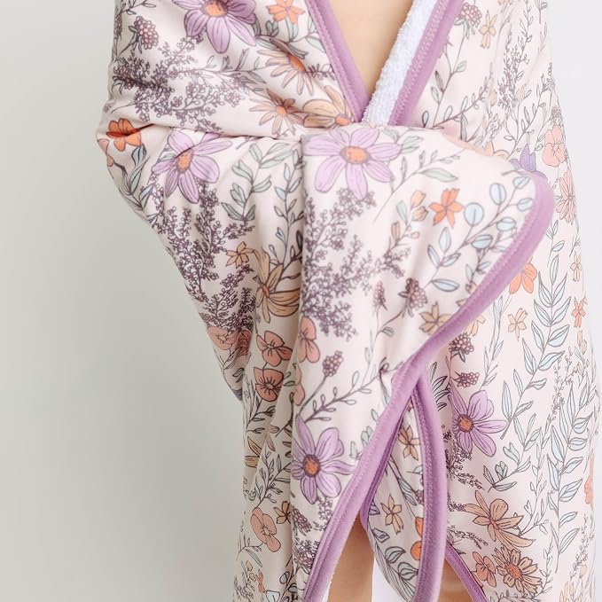 Copper Pearl Premium Knit Hooded Bath Towel Flora