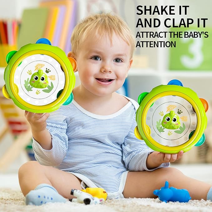 8pcs Baby Rattles Toys Set for 3-6 Months,Grab Shake Rattle for Babies 6-12 Months, Easy Hold Teething Toy,Development Learning Toy for Babies 3+ Months Birthday Gift
