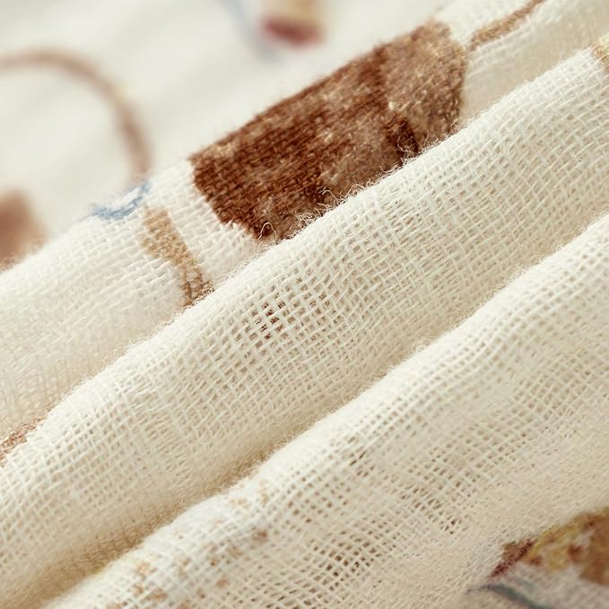 Milkbarn Baby Swaddle Blanket - Soft & Gentle 100% GOTS-Certified Organic Cotton - Nursery Swaddling Blankets for Boys and Girls, Picnic