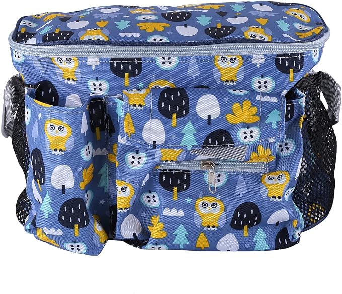 EUBUY Universal Stroller Organizer - Large Storage Bag with Cup Holders, Fits Most Strollers