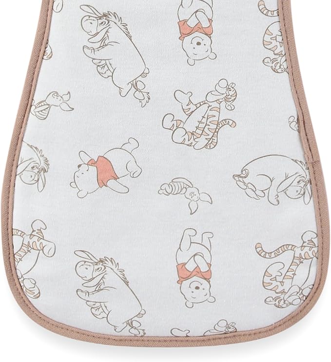Disney Baby Winnie the Pooh Burp Cloths 3 Pack Soft Absorbent 20" x 10" Leakproof Burping Rags for Newborn and Infants