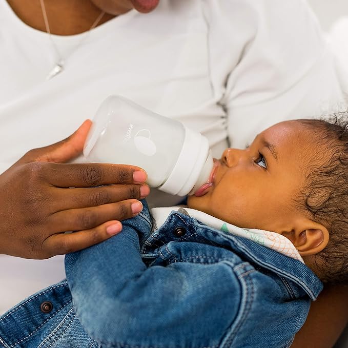 Evenflo Feeding Balance Plus Wide Neck Baby Bottle | Proflo Venting Technology | For Newborn and Infant | BPA Free | 5 Ounce, Pack of 18