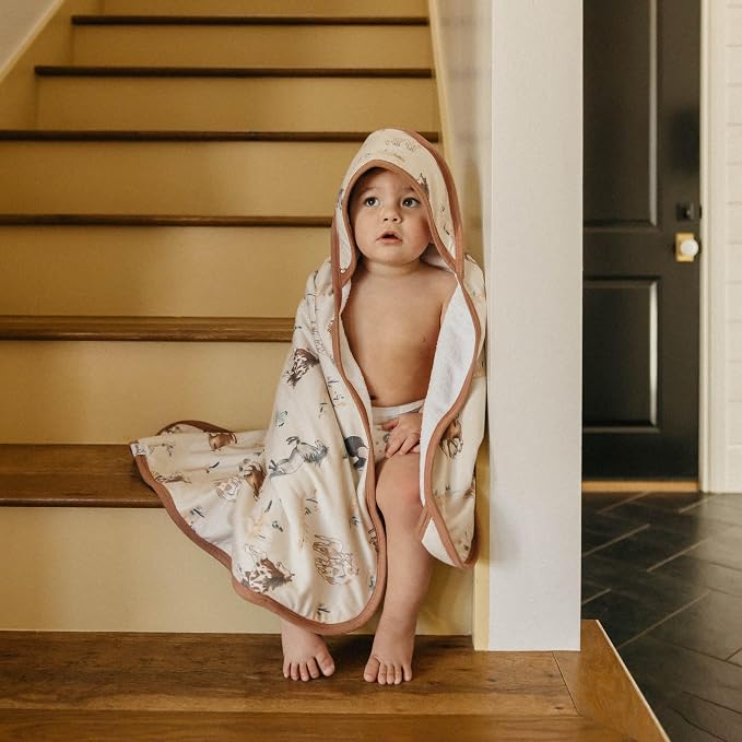 Copper Pearl Premium Knit Hooded Bath Towel Montana