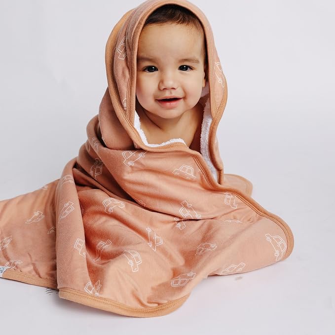 Copper Pearl Premium Knit Hooded Bath Towel Cooper