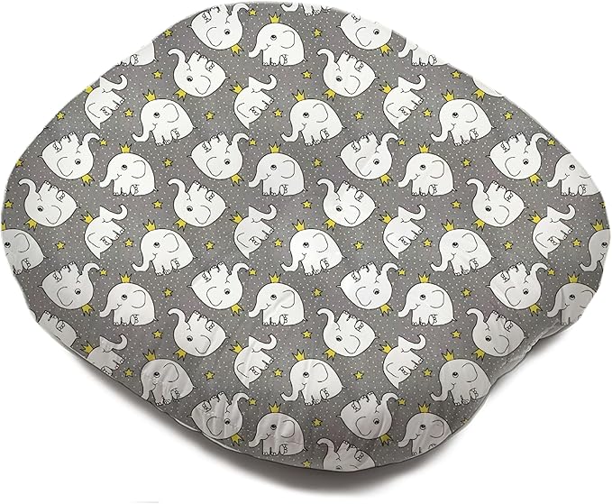 Newborn Infant Lounger Pillow Cover, Removable Ultra Soft Comfortable Slipcover (H)