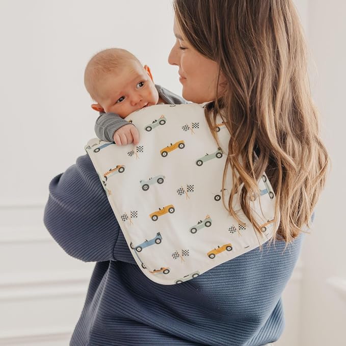 Copper Pearl, Speedster Burp Cloth Set