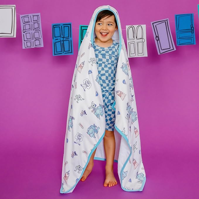 Copper Pearl, Monsters Inc Friends Premium Big Kid Hooded Towel