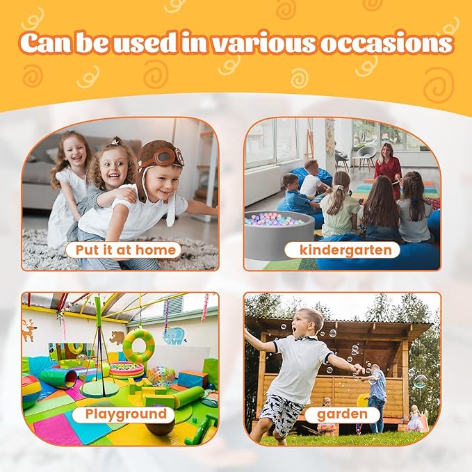 Baby Ball Pit for Balls 35.4" x 11.8" Round Foam Ball Pits for Kids Toddlers Soft Play Equipment - Balls NOT Included (Light Gray)