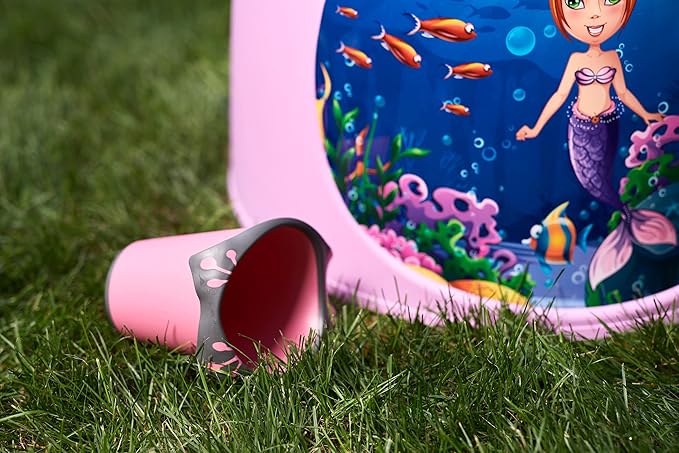 Plastic Bath Cup (800ml, 27 fl ounce) Waterfall Rinser, Made in USA (Pink)