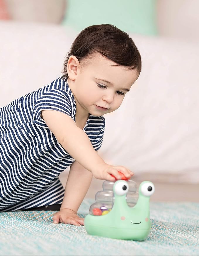 B. toys ??Light Up Snail Ball PopperBaby Toy with Glowing Effects & Easy??Grip Handle ??Interactive Educational Toy for Motor Skills Development ??Colorful Baby Toys for 10+ Months