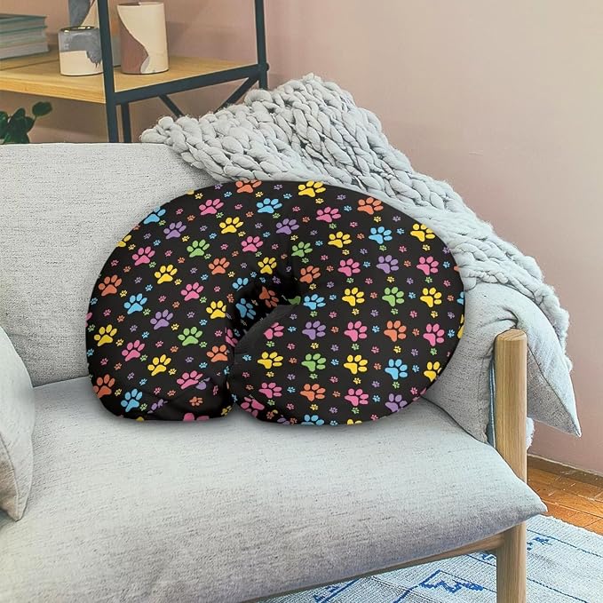 Dog Paws Breastfeeding Pillow Slipcover for Baby Nursing Pillow Slipcovers for Breastfeeding Moms Fits The Original Support Pillow for Breastfeeding and Bottle Feeding