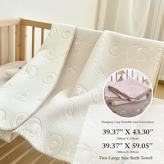 Personalized Baby Blankets for Boys Girls, Custom Baby Blankets with Name, Cotton Toddler Bed Throw Blanket Kid Pillow for Newborn Customized Baby Gifts for Birthday Shower Nursery Swaddles
