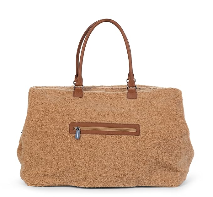 Childhome The Original Mommy Bag, Large Baby Diaper Bag, Hospital Bag, Large Travel Tote Bag, (Teddy Brown)