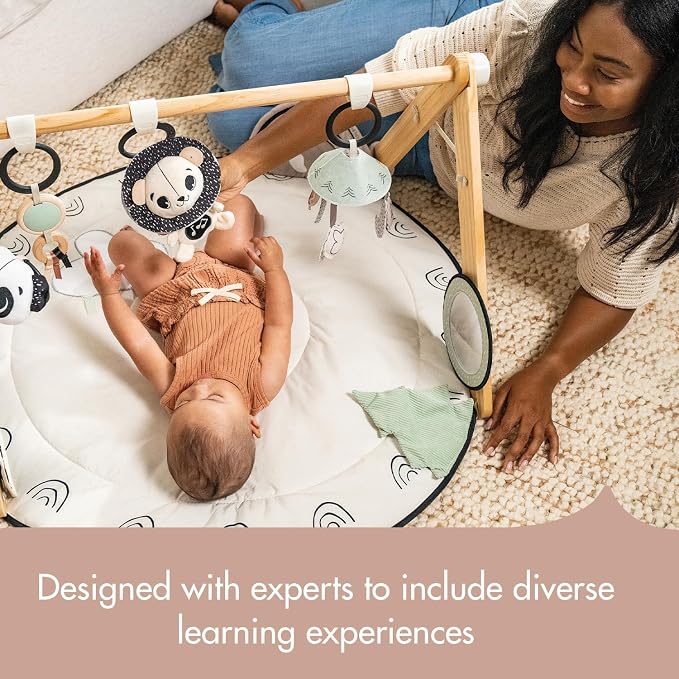 Tiny Love Luxe Developmental Gymini – Black & White Décor Collection, Black