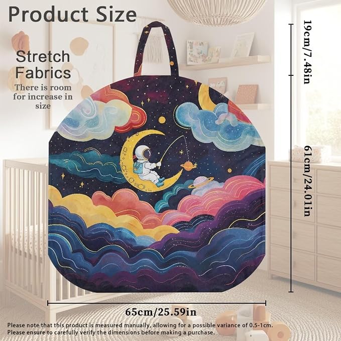 Astronaut Pillow Cover Kawaii Breastfeeding Cover Ultra Soft & Breathable Unisex Nursing Pillow Slipcovers Machine Wash & Quick-Dry Feeding Cushion Cover Newborn Gift