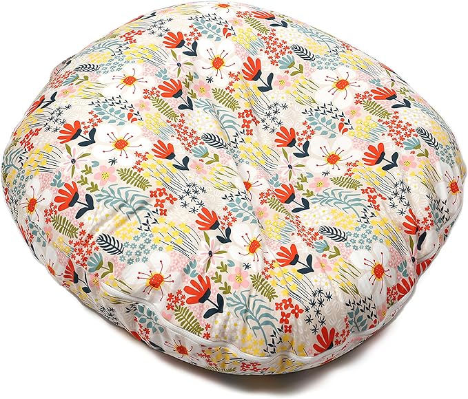 Newborn Infant Lounger Pillow Cover, Removable Ultra Soft Comfortable Slipcover (E)